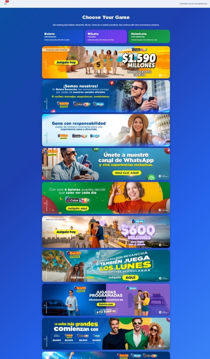 Lotto Voice Agent